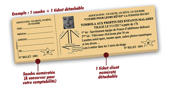 ticket tombola fondation