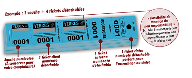 tickets vestiaire cintre et accessoires