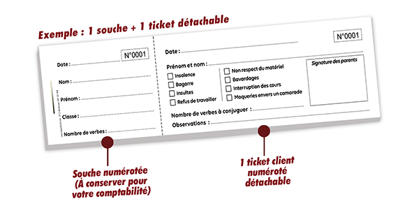 tickets personnalisés 1