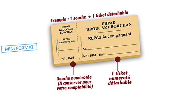 tickets repas EHPAD Droucart