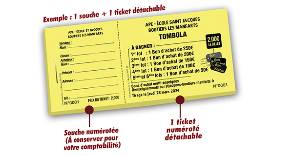 tombola ecole StJacques