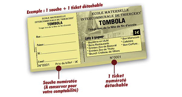 tombola école Thiercery