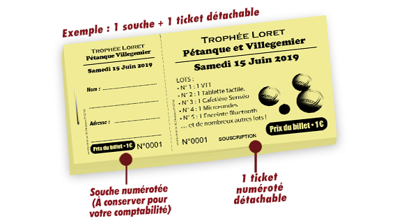 tombola à imprimer Villegemier